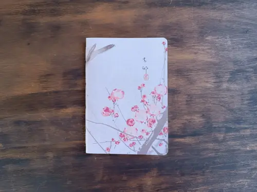 Caderno A5 Flores de Cerejeira Brochurinha