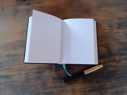 Caderno A6 Marrom Capa Dura de Couro Legítimo