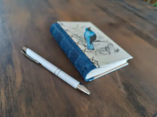 Caderno A6 Pássaro No6 Capa Dura