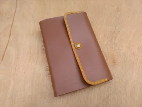Caderno Artesanal Diário Caramelo Promoção