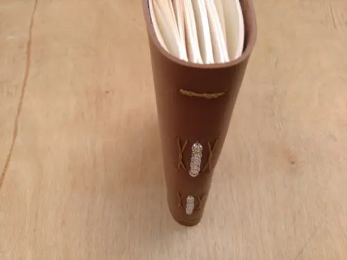 Caderno Artesanal Diário Caramelo Promoção