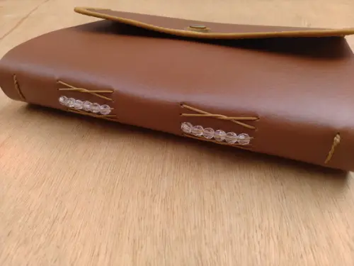 Caderno Artesanal Diário Caramelo Promoção