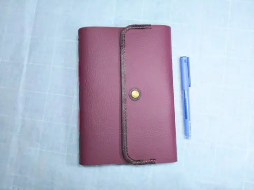 Caderno Artesanal Diário Vinho