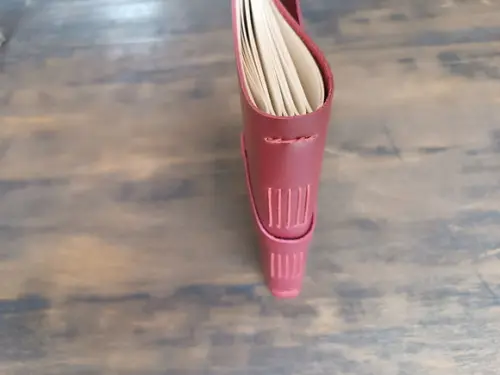 Caderno de Couro Diário Marsala
