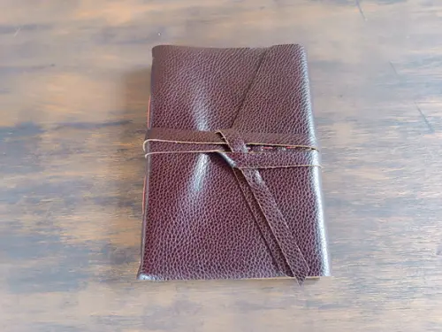 Caderno Diário Artesanalle Marrom com Textura