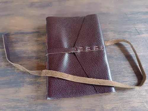 Caderno Diário Artesanalle Marrom com Textura