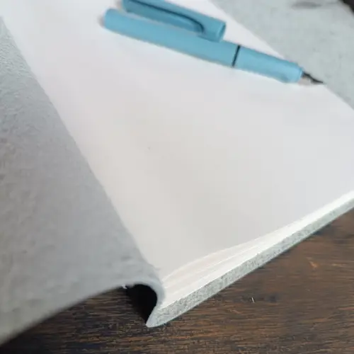 Caderno Diário de Couro Mahogany