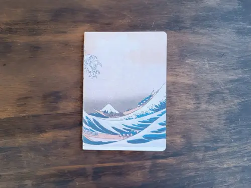 Caderno Onda de Kanagawa Brochurinha