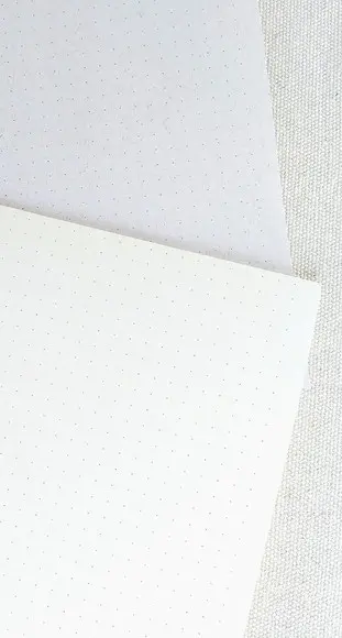 Papel Marfim ou Reciclado Pautado Quadriculado Pontilhado