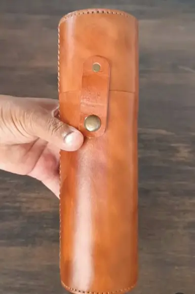 Porta Garrafa, Estojo de Couro para Garrafa de Água e Vinho