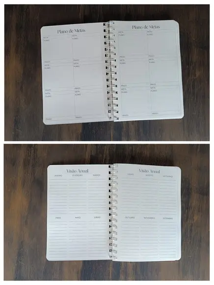 Planner Semanal 2026 Wire-o A5 Capa Flexível
