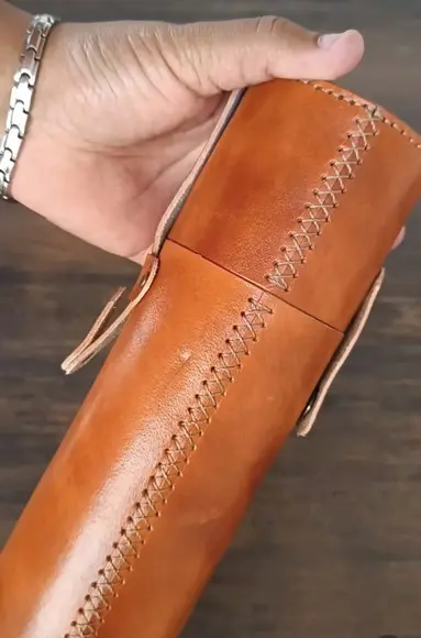Porta Garrafa, Estojo de Couro para Garrafa de Água e Vinho