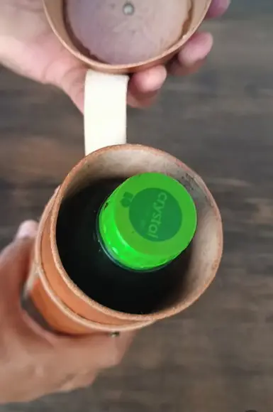 Porta Garrafa, Estojo de Couro para Garrafa de Água e Vinho