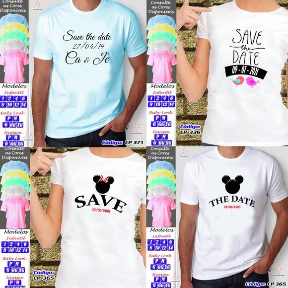 01 Camiseta Adulto Infantil Chá Bar Chá Noivos Personalizada