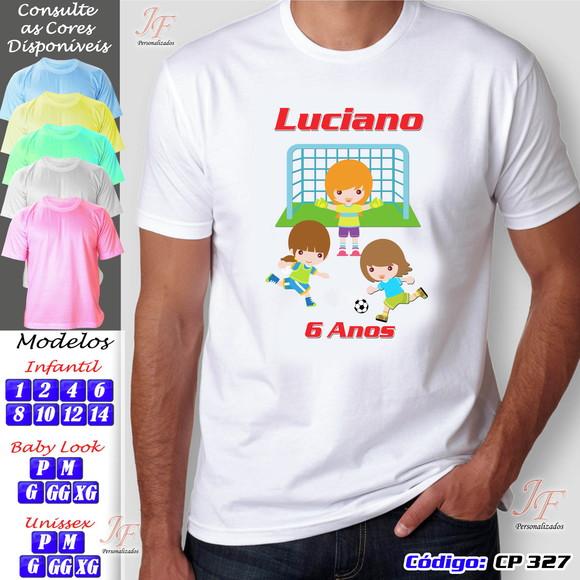 01 Camiseta Adulto Infantil Esportes Personalizada