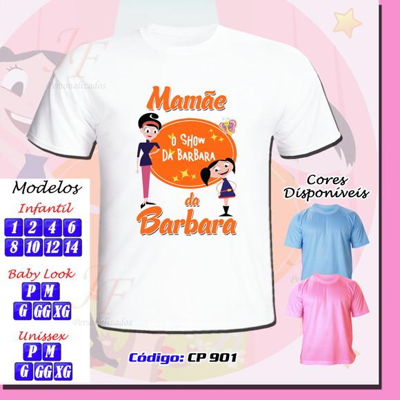 01 Camiseta Adulto Infantil Personalizada Show da Luna
