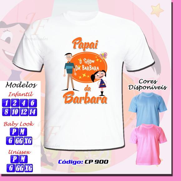 01 Camiseta Adulto Infantil Personalizada Show da Luna