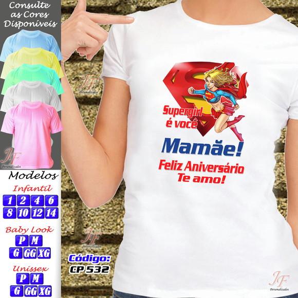 01 Camiseta Adulto Infantil Superman Personalizada
