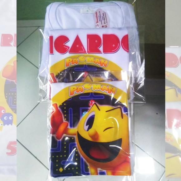 01 Camiseta Adulto ou Infantil Personalizada PacMan