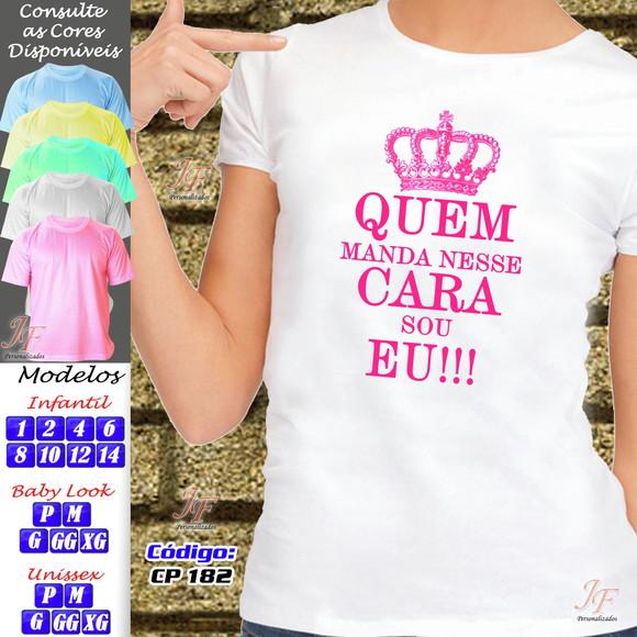 01 Camiseta Esse Cara Sou Eu Personalizada