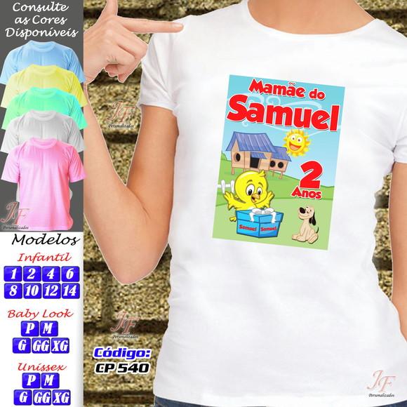 01 Camiseta Personalizada Adulto Infantil Galinha Pintadinha