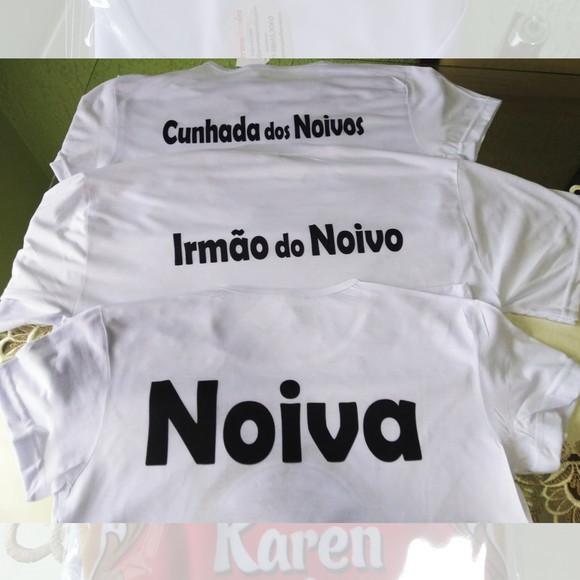 01 Camiseta Personalizada Chá Bar New Game Chá de Revelação