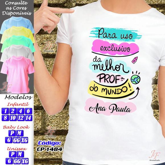 01 Camiseta Professor Personalizada Dia dos Mestres