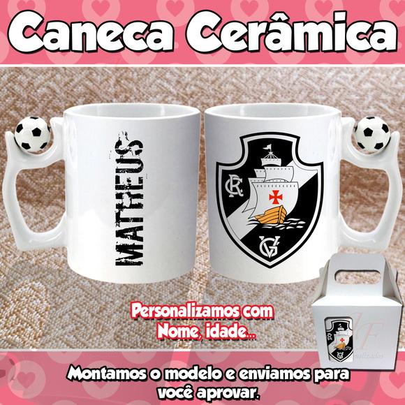 01 Caneca Cerâmica Times Personalizada