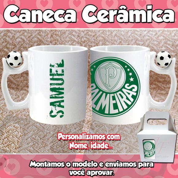 01 Caneca Cerâmica Times Personalizada
