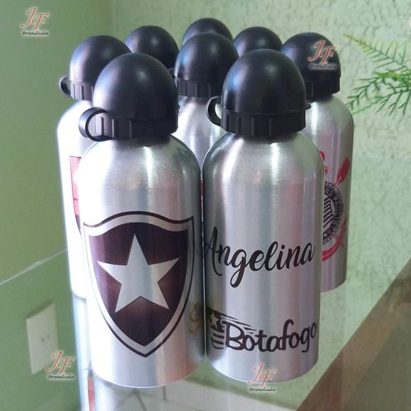 01 Squeeze Garrafinha Alumínio 500 ml Personalizada Times