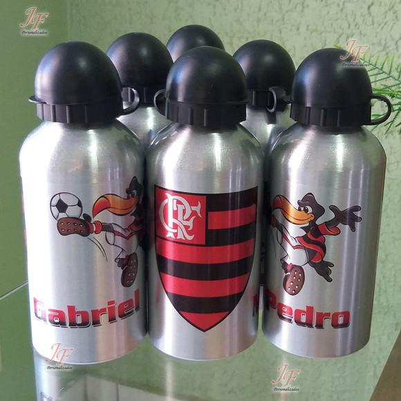 01 Squeeze Garrafinha Alumínio 500 ml Personalizada Times