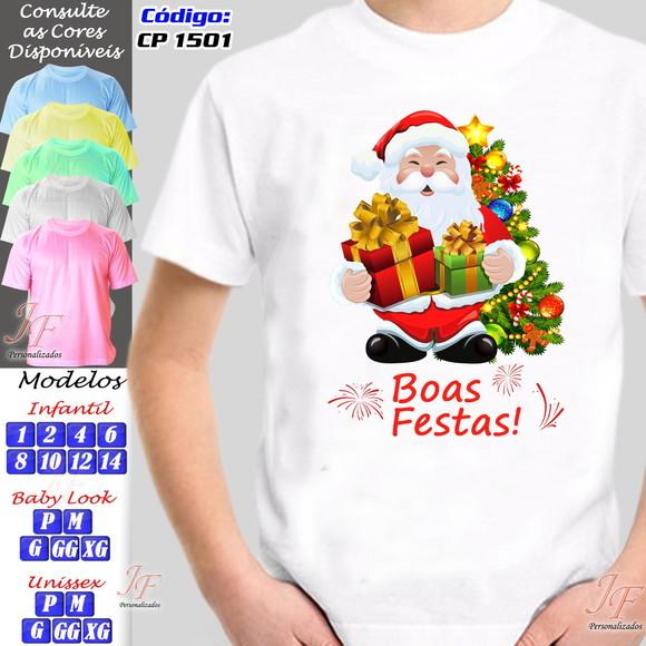 02 Camisetas Personalizadas Feliz Natal Reveillon Ano Novo