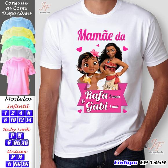 23 Camisetas Moana Personalizada