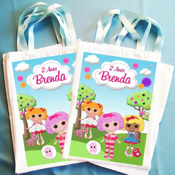 Bolsinha Ecobag Personalizada Lol Lalaloopsy
