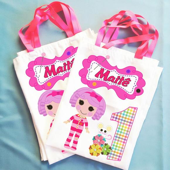 Bolsinha Ecobag Personalizada Lol Lalaloopsy