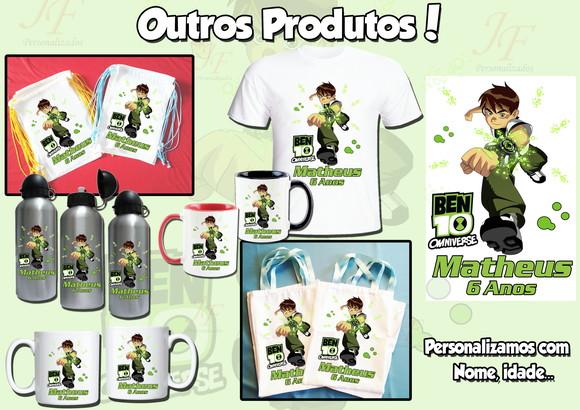 Bolsinha Ecobag Sacolinha Personalizada Ben 10