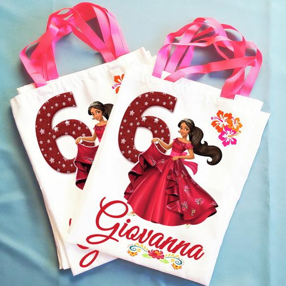 Bolsinha Ecobag Sacolinha Personalizada Elena de Avalor