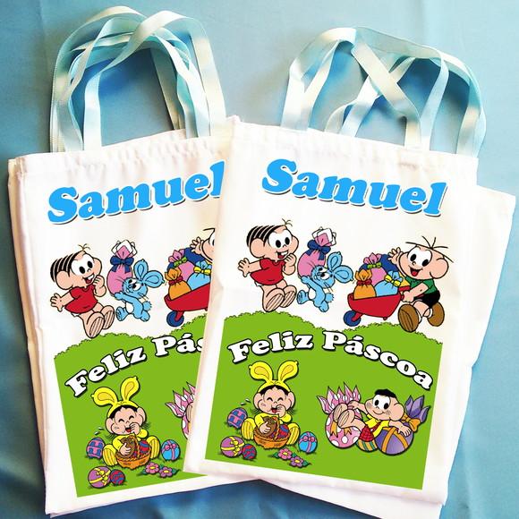 Bolsinha Ecobag Sacolinha Personalizada Páscoa