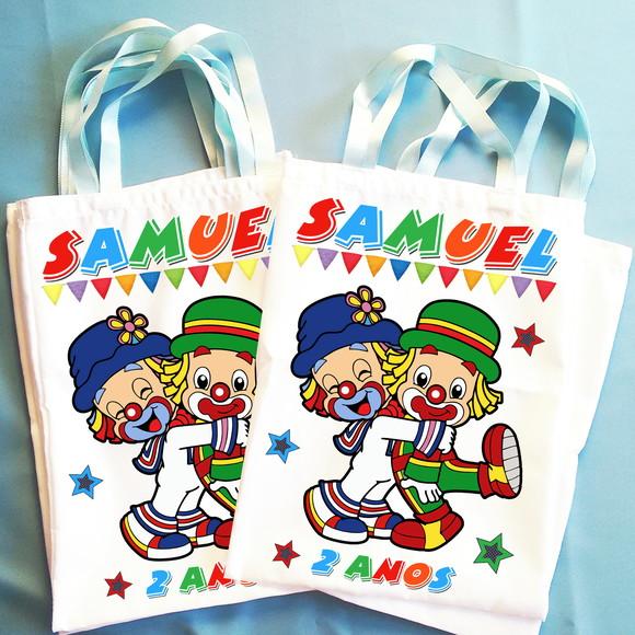 Bolsinha Ecobag Sacolinha Personalizada Patati Patatá