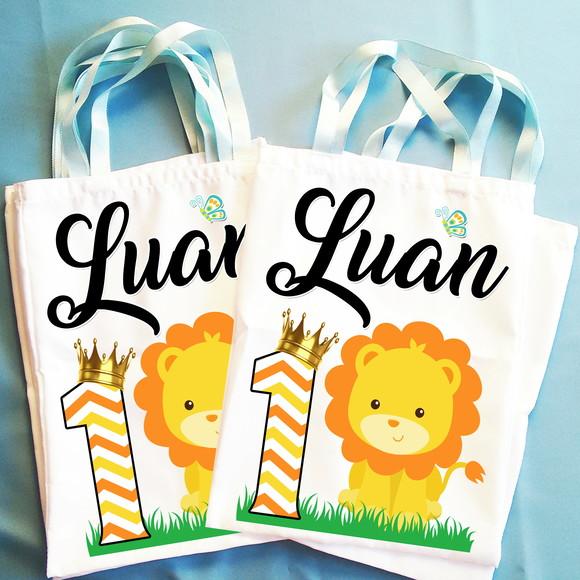 Bolsinha Ecobag Sacolinha Personalizada Safari