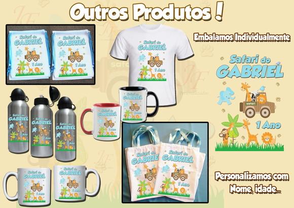 Bolsinha Ecobag Sacolinha Personalizada Safari