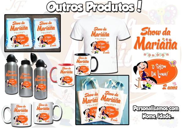 Bolsinha Ecobag Sacolinha Personalizada Show da Luna