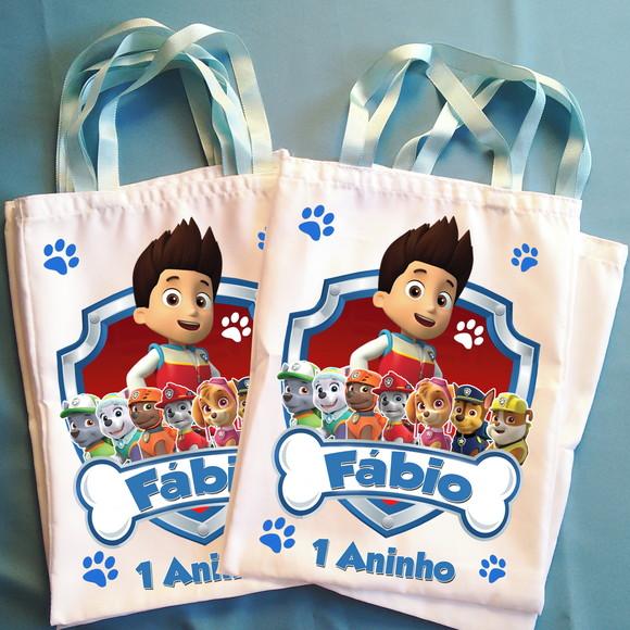 Bolsinha Patrulha Canina Personalizada