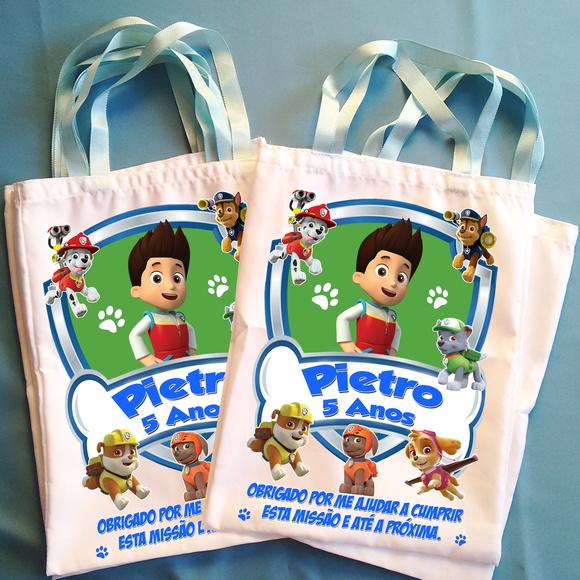 Bolsinha Patrulha Canina Personalizada