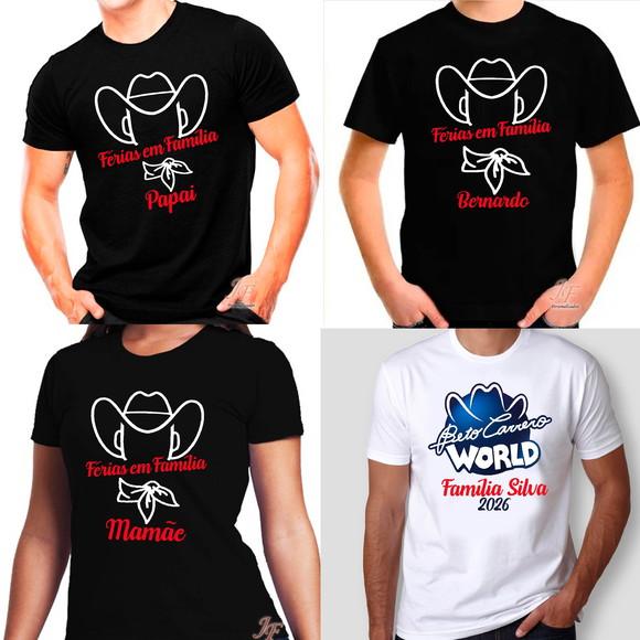 Camisa Viagem Beto Carrero | 13 Unidades | 100% Algodão