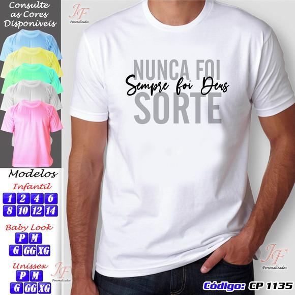 Camiseta Cristã Personalizada