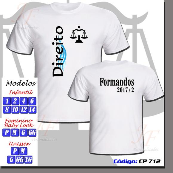 Camiseta Direito Personalizada