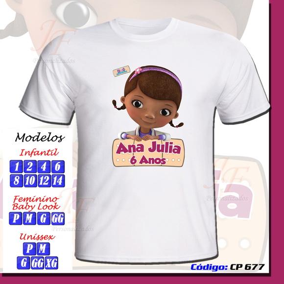 Camiseta Doutora Brinquedo Personalizada