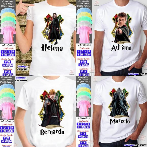Camiseta Harry Potter | 03 Unidades | Viagem Disney