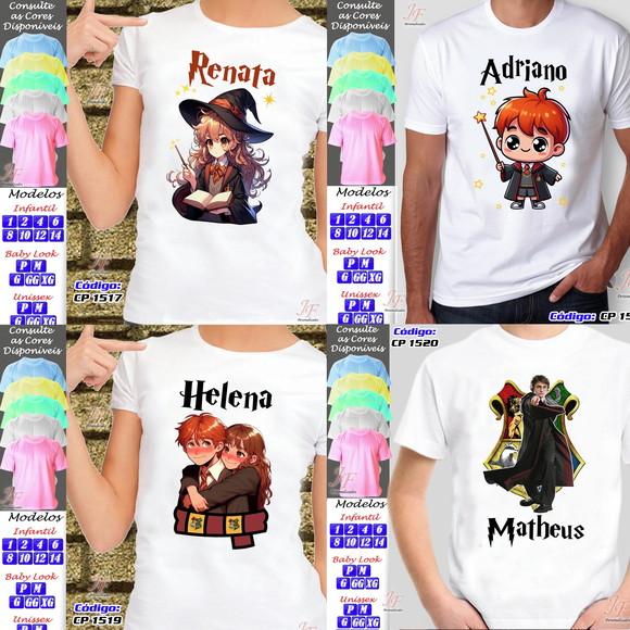 Camiseta Harry Potter | 03 Unidades | Viagem Disney